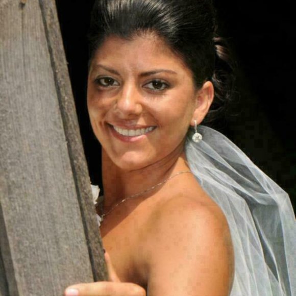 White Sapphire Cubic Zirconia CZ Rhinestone Crystal Drop Dangle Hoop Earring - Picture 3 of 5